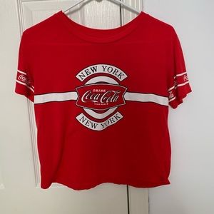 Red Coca-cola top